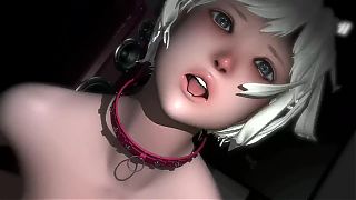 fetish 3D cartoon porn - big boobs, pissing